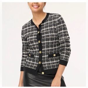 J Crew cárdigan Tweed jacket